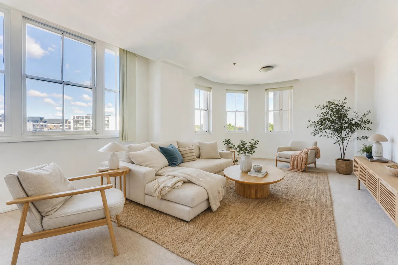 Living Room: Scandinavian, after editing