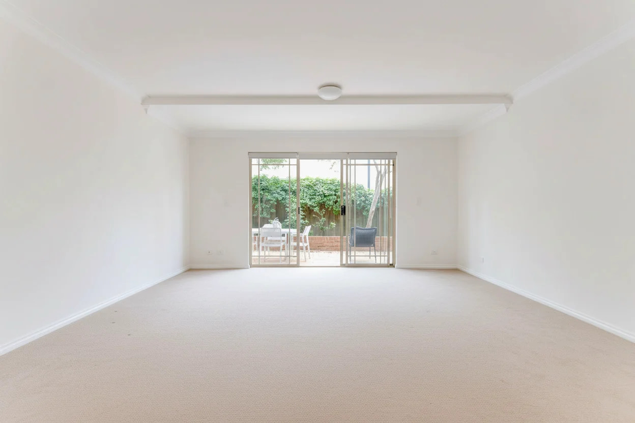 Living Room: Decluttered, after editing